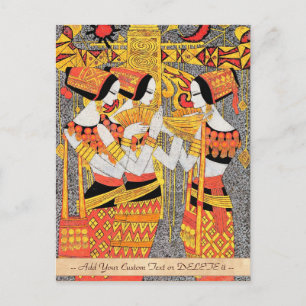 Carte Postale Chanson orientale egyptienne femmes filles