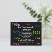 Carte Postale Chansons 1956 (Debout devant)