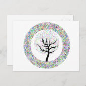 Carte Postale Chansons dans l'arbre de vie (Devant / Derrière)