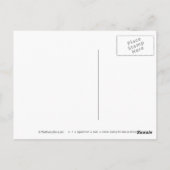 Carte Postale chansons de baleine (Dos)