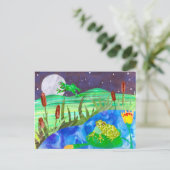 Carte Postale Chansons de nuit Grenouilles (Debout devant)