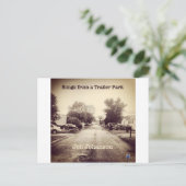 Carte Postale Chansons d'un parc de remorques (Debout devant)