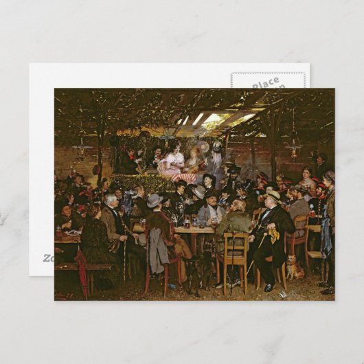 Carte Postale Chant à une foule captive (Devant / Derrière)