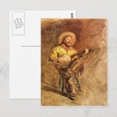 Carte Postale Chant Cowboy (Devant / Derrière)