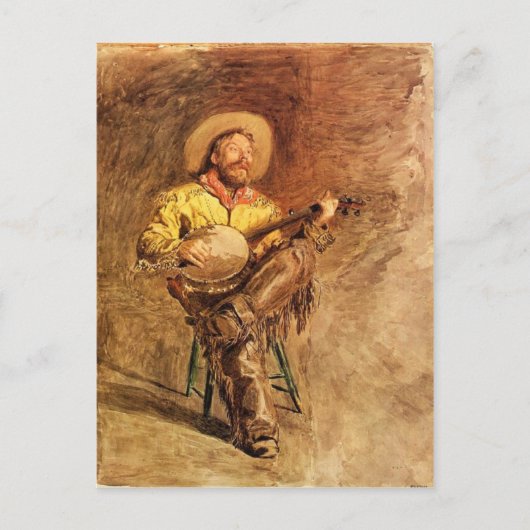 Carte Postale Chant Cowboy (Devant)