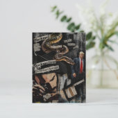 Carte Postale Chantage Collage Politique (Debout devant)