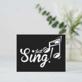 Carte Postale Chante ! (Debout devant)