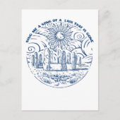 Carte Postale Chante-moi une chanson (Devant)