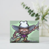 Carte Postale Chanter Cowboy (Debout devant)