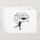 Carte Postale Chanter dans la pluie (Devant / Derrière)