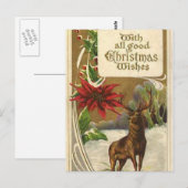 Carte Postale Chanter des chants de Noël (Devant / Derrière)