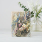 Carte Postale Chanter doucement Autour De L'Impression De Lit (Debout devant)