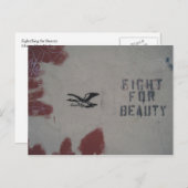 Carte Postale Chanter pour la beauté (Devant / Derrière)