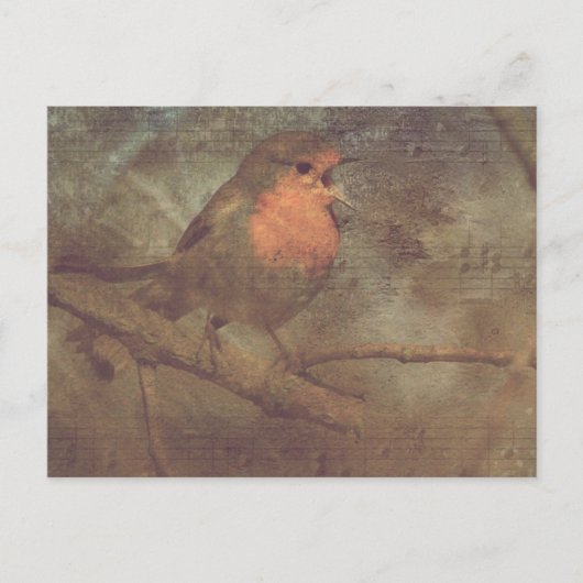 Carte Postale Chanter Une Chanson (Devant)