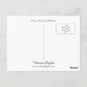 Carte Postale Chanter une chanson d'Halloween (Dos)