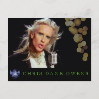 CARTE POSTALE CHANTEUR