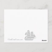 CARTE POSTALE CHANTEUR (Dos)