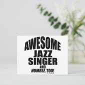 Carte Postale Chanteur de jazz génial (Debout devant)