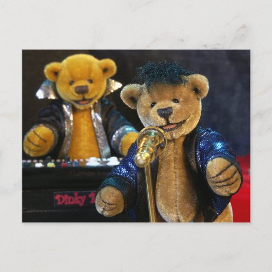 Carte Postale Chanteur Dinky Bears (Devant)