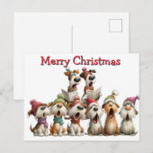 Carte Postale Chanteurs de Noël Canins (Devant / Derrière)