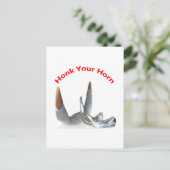 Carte Postale Chantez votre corne (Debout devant)