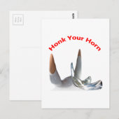 Carte Postale Chantez votre corne (Devant / Derrière)