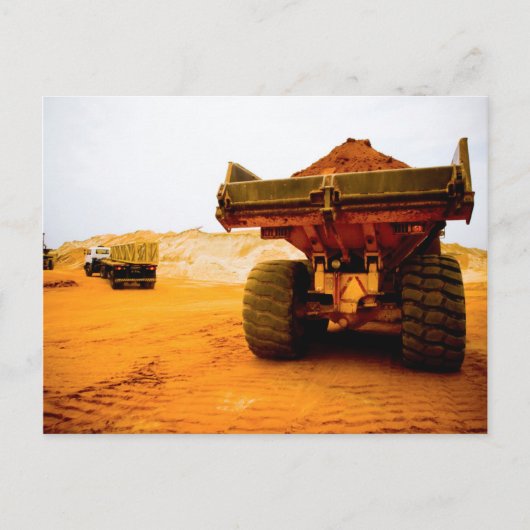 Carte Postale Chantier de construction, Luanda, province de Luan (Devant)