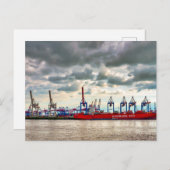 Carte Postale chantier naval (Devant / Derrière)