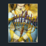 Carte Postale Chanukah Angel<br><div class="desc">Oeuvre originale de Thedustyphoenix.</div>