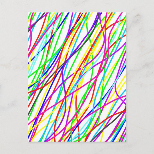 Carte Postale Chaos coloré (Devant)
