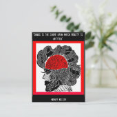 Carte Postale Chaos et conception de la réalité (Debout devant)