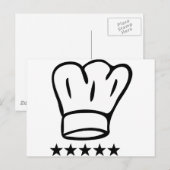 Carte Postale chapeau 5 étoiles (Devant / Derrière)