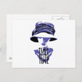 Carte Postale Chapeau blanc (Devant / Derrière)