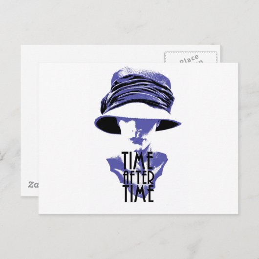 Carte Postale Chapeau blanc (Devant / Derrière)