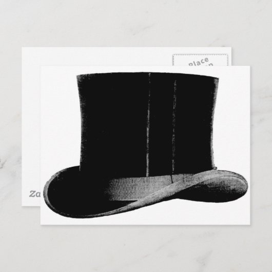 Carte Postale chapeau haut (Devant / Derrière)