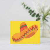 Carte Postale Chapeau Mexicain (Debout devant)