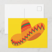 Carte Postale Chapeau Mexicain (Devant / Derrière)