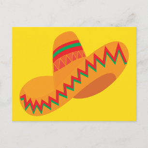 Carte Postale Chapeau Mexicain