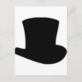 Carte Postale chapeau noir cirque magicien (Devant)