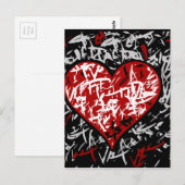 Carte Postale Chapeau rouge (Devant / Derrière)