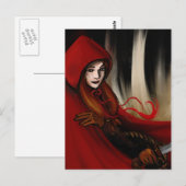 Carte Postale Chapeau rouge (Devant / Derrière)