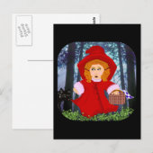 Carte Postale Chapeau rouge (Devant / Derrière)