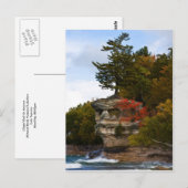 Carte Postale Chapel Rock En Automne (Devant / Derrière)