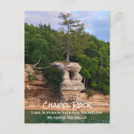Carte Postale Chapel Rock Lake Superior National Shoreline (Devant)