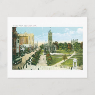 Carte Postale Chapel Street, New Haven, Connecticut