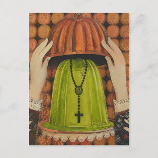 Carte Postale Chapelet dans le moule à gélatine