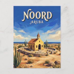 Carte Postale Chapelle Alto Vista Noord Aruba
