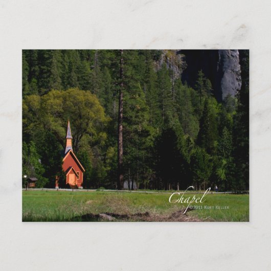Carte Postale Chapelle de Yosemite (Devant)