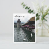 Carte Postale chapelle pont cygnes (Debout devant)