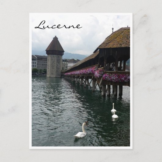 Carte Postale chapelle pont cygnes (Devant)